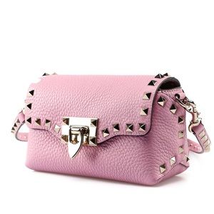 Dusty Rose Mini Valentino Rockstud Bag